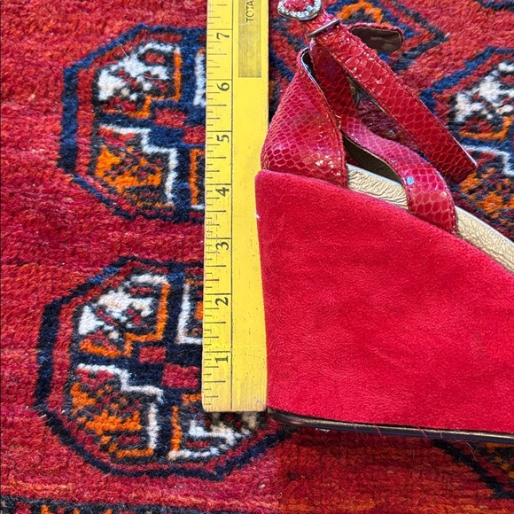 Red Platform Sandals - Picture 7 of 13